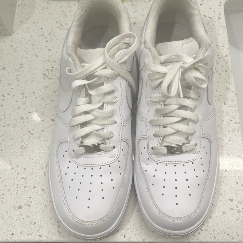 Nike Air Force ones in white size men’s 11